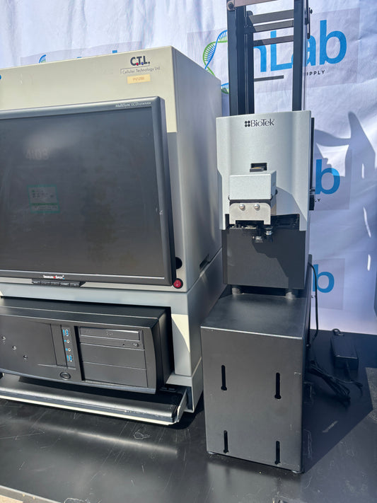 CTL ImmunoSpot Analyzer ELISpot Cell Imager w/ BioTek BioStack