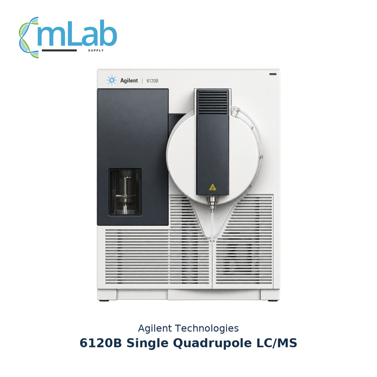 Representative illustration of an Agilent 6120B single-quadrupole LC/MS mass spectrometer; configuration and included components require confirmation.