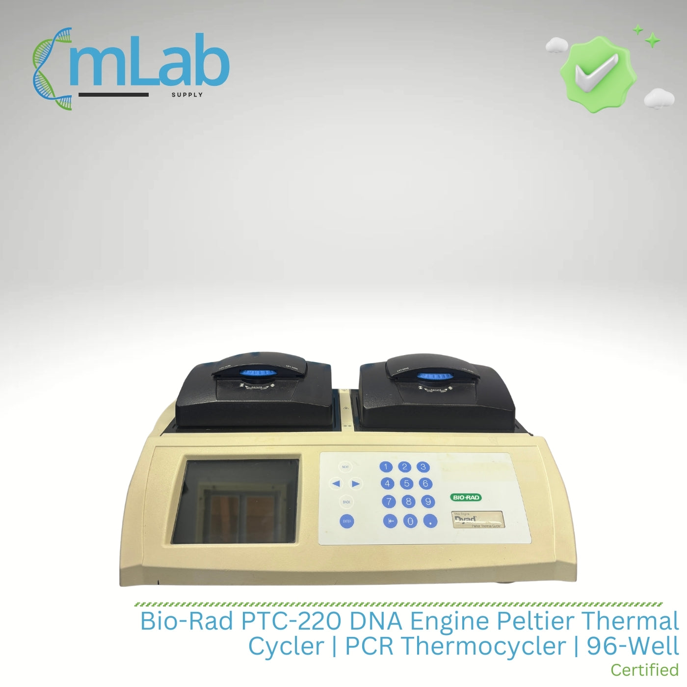 Bio-Rad PTC-220 DNA Engine Peltier Thermal Cycler | PCR Thermocycler | 96-Well