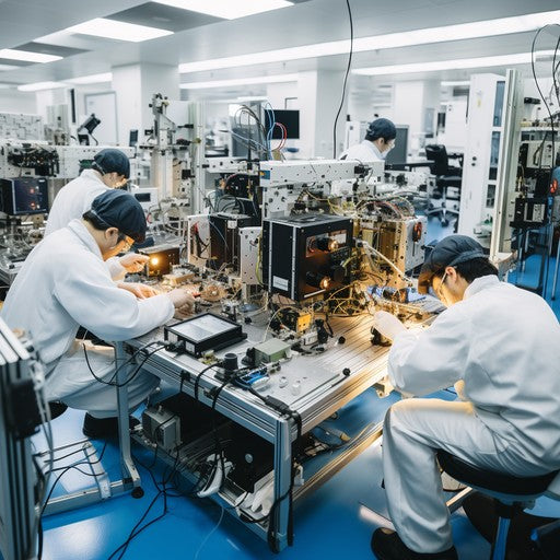 Advanced research laboratory with HPLC analytical instruments for pharmaceutical and biotech applications