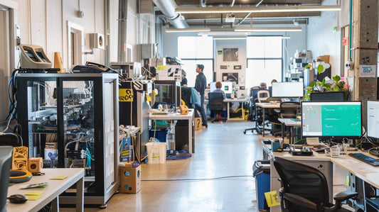 Professional laboratory equipment installation and decommissioning service technician in modern lab workspace