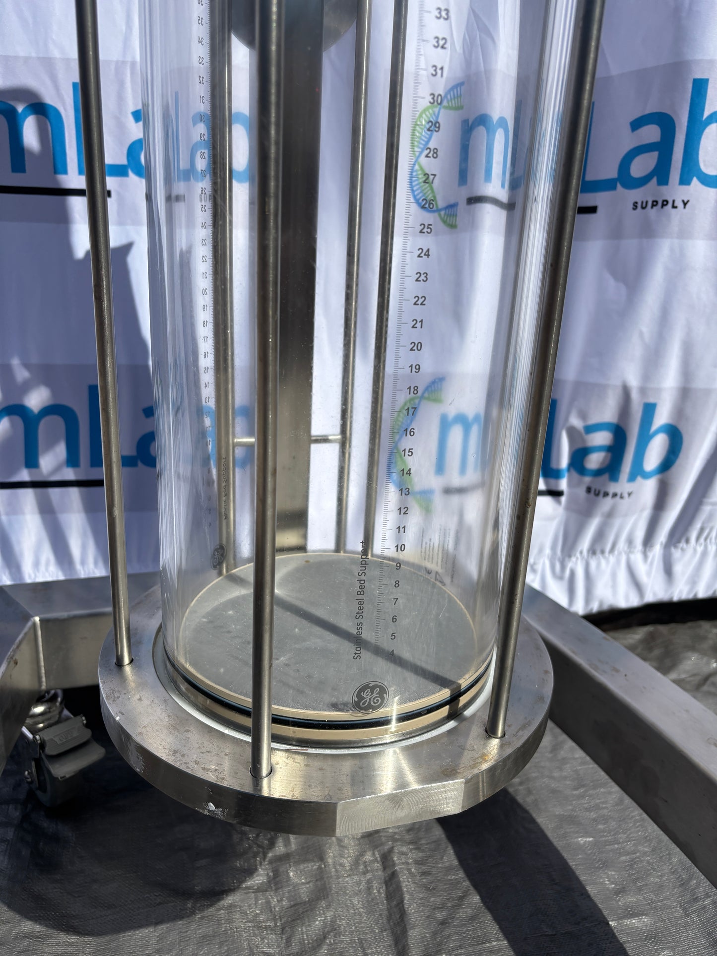 Cytiva (GE Healthcare) BPG 200/500 AxiChrom Chromatography Column – Bioprocess / Protein Purification