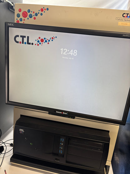 Computer monitor with CTL logo on a desk