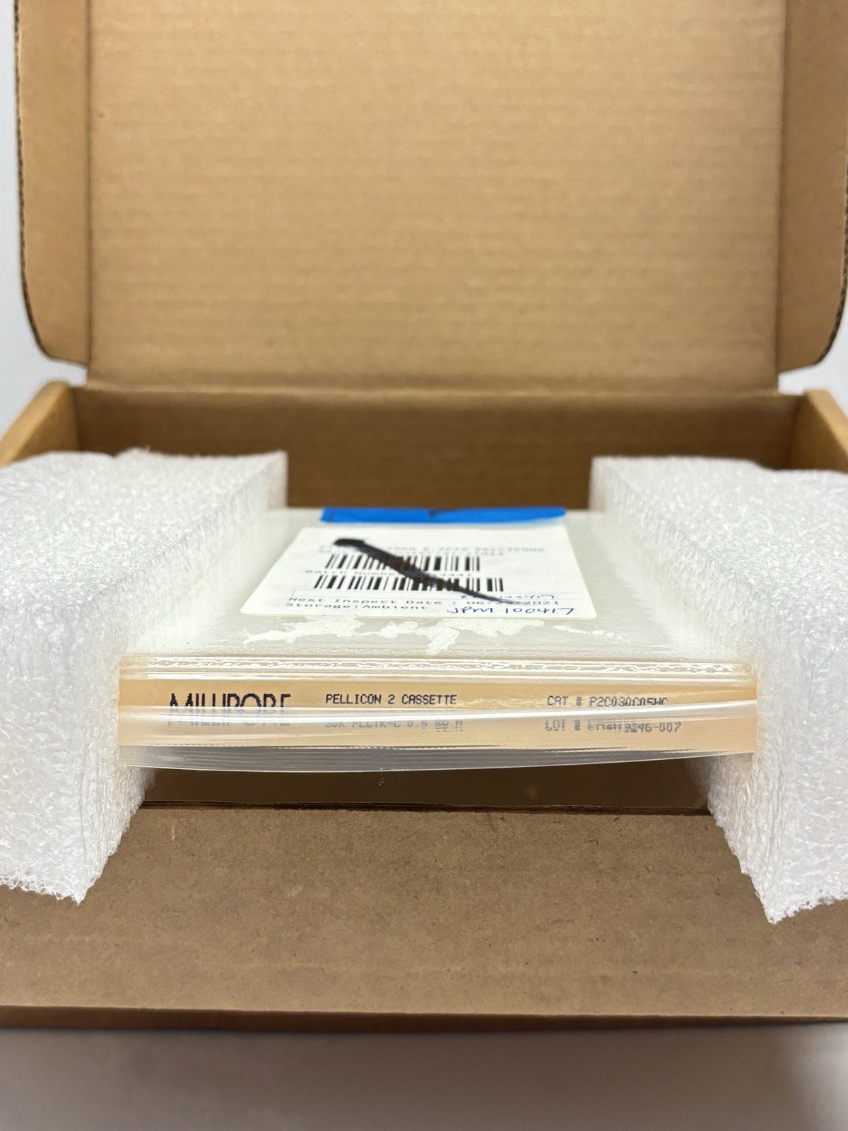 Lab Equipment available in San Diego biotech lab Packaged items in a cardboard box with bubble wrap