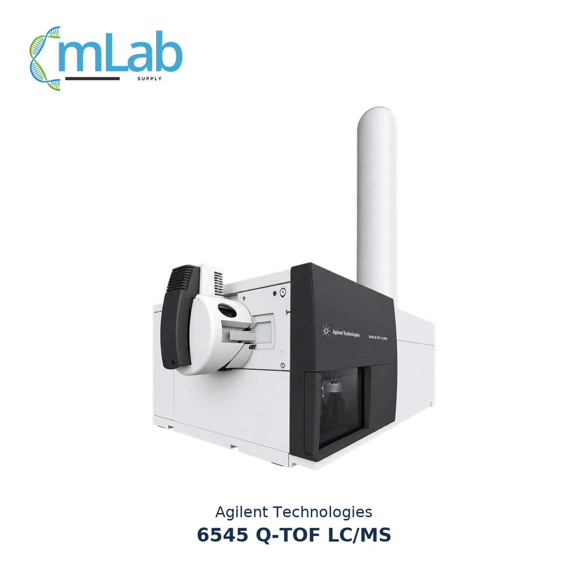 Representative illustration of an original Agilent 6545 Q-TOF LC/MS mass spectrometer; configuration and included components require confirmation.