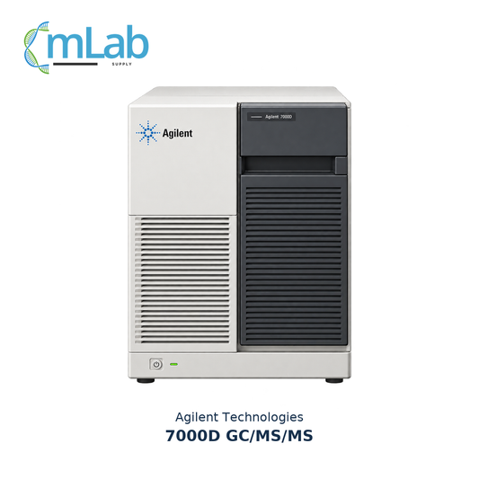 Representative illustration of an Agilent 7000D mass spectrometer; GC pairing, configuration and included components require confirmation.