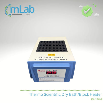 Thermo Scientific Dry Bath/Block Heater with mLab Supply branding on a white background