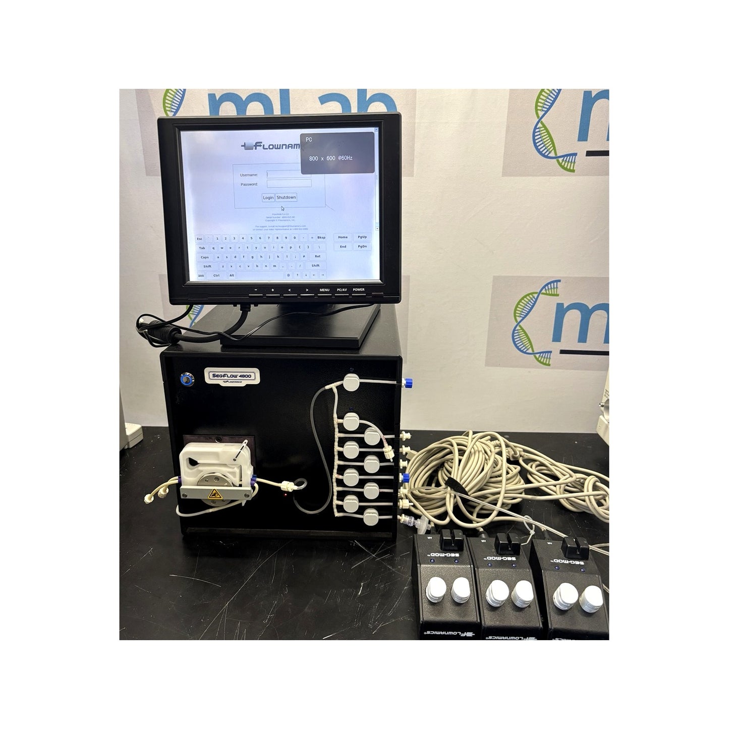 Flownamics Seg-Flow 4800 Automated Online Bioreactor Sampling System