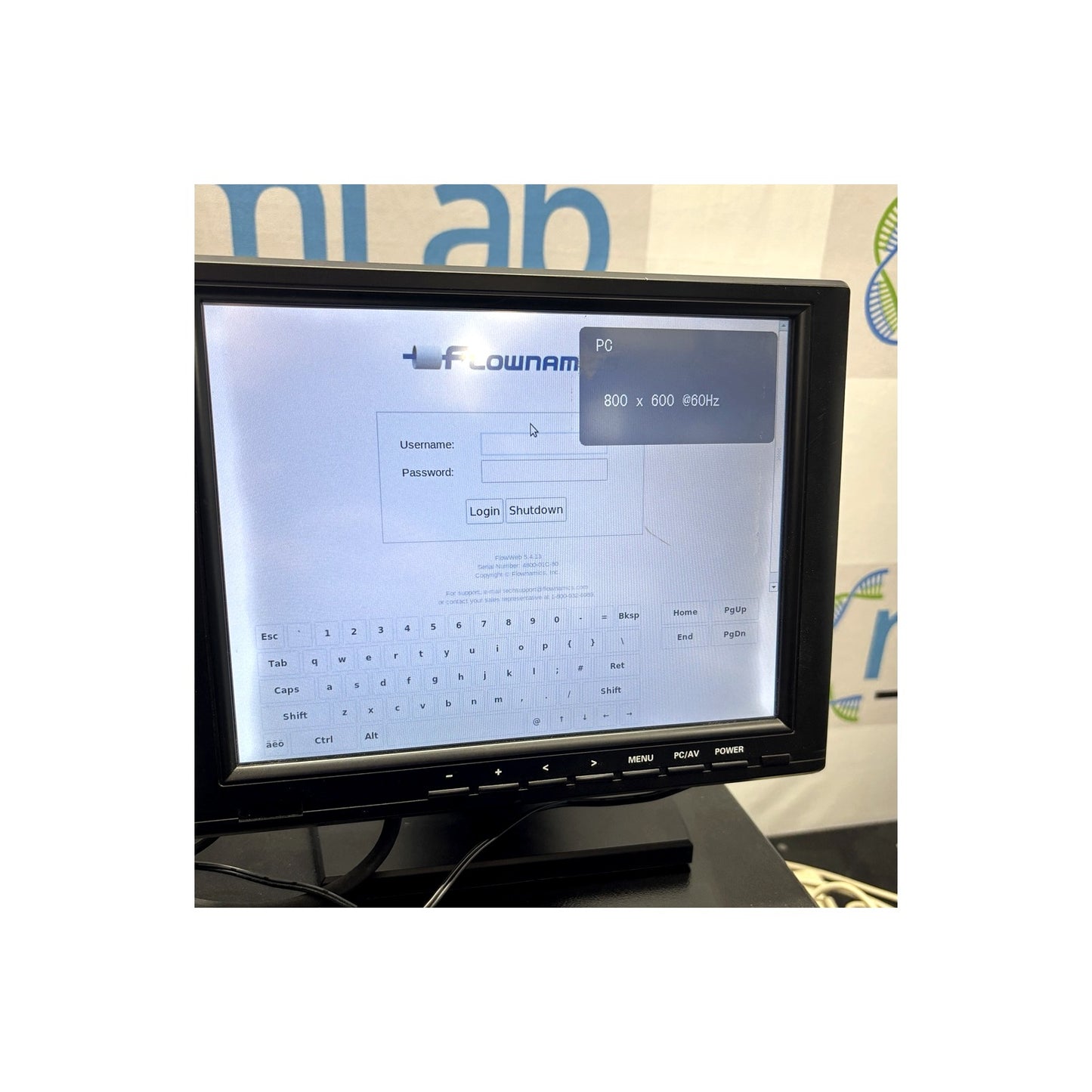 Flownamics Seg-Flow 4800 Automated Online Bioreactor Sampling System