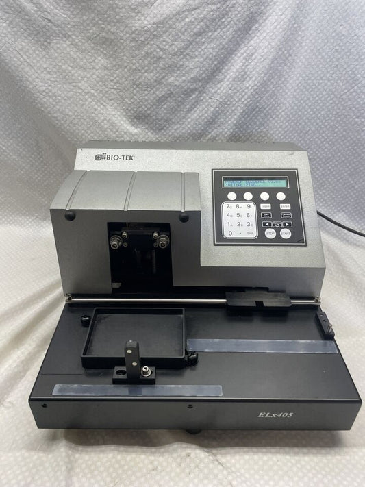 Biotek ELx405 Automated MicroPlate Well Block Washer Tabletop 96 384 Well Washer