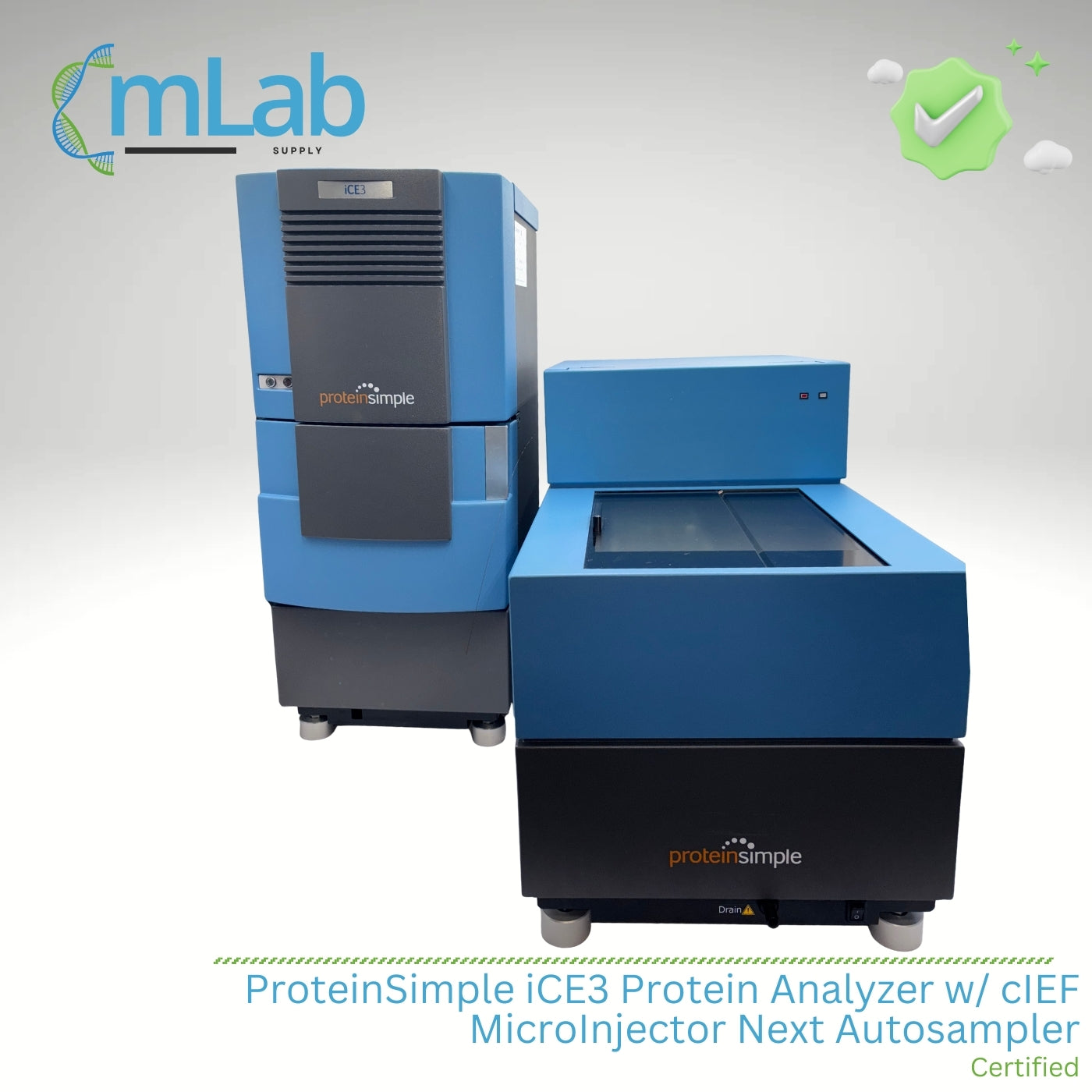 ProteinSimple iCE3 Protein Analyzer w/ cIEF MicroInjector Next Autosampler