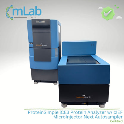 Analizador de proteínas ProteinSimple iCE3 con microinyector cIEF Next Autosampler