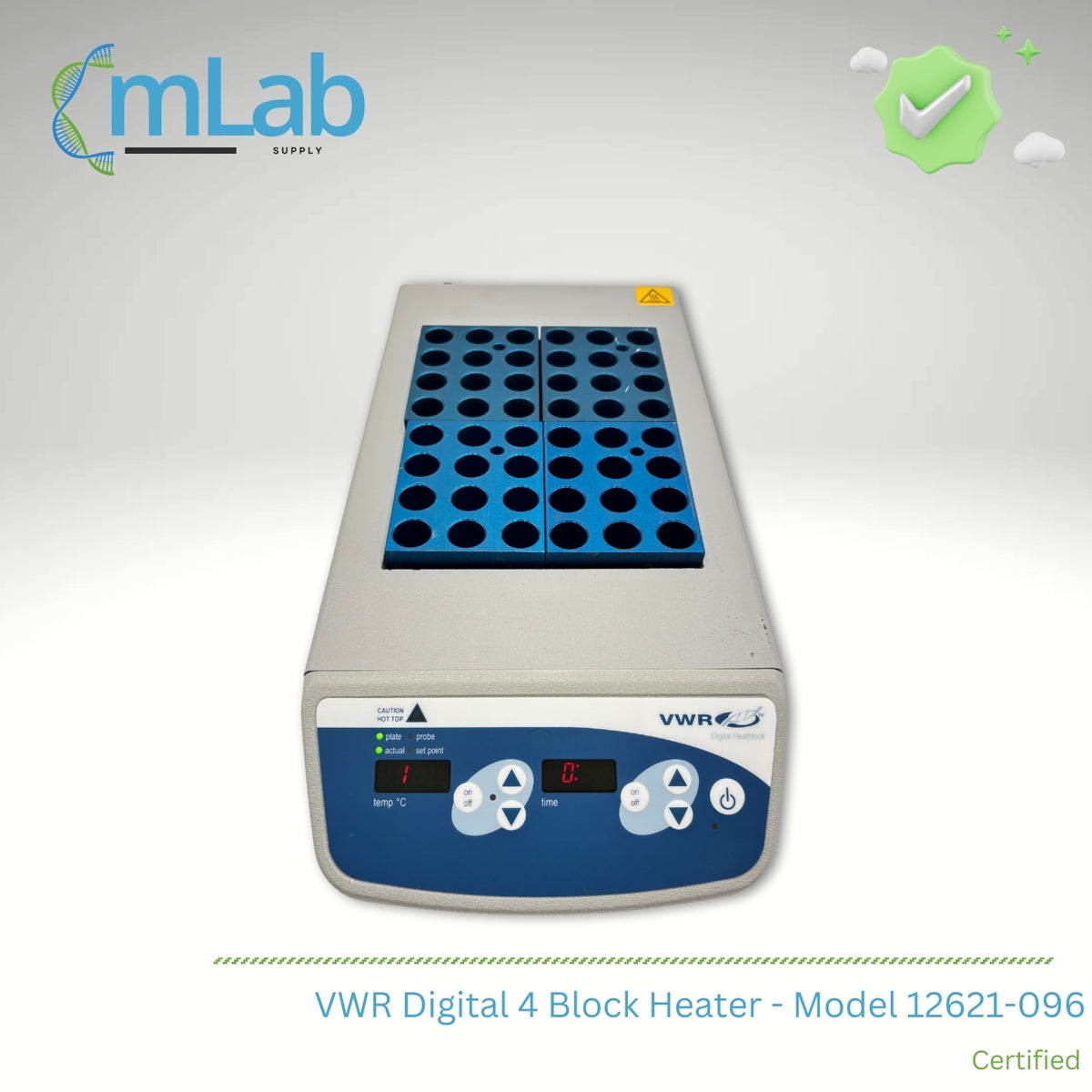 Vwr Block VWR Digital 4 Block Heater Model 12621-096 - mLab Supply
